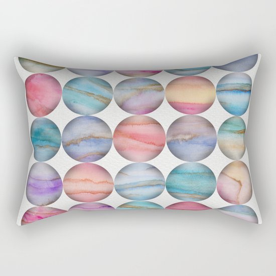Marble Bubbles Rectangular Pillow