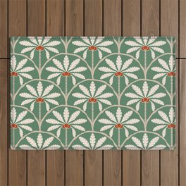 Palm Trees (Green)  Outdoor Rug
