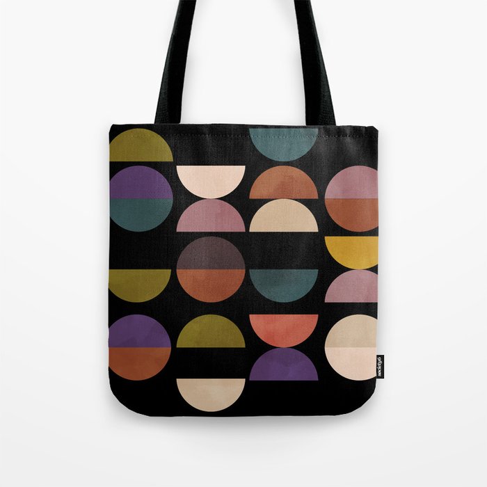 mid century abstract geometric autumn 3 Tote Bag