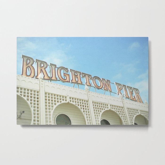 Brighton Lights Metal Print