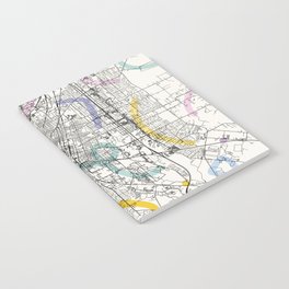 USA Salem City Map Collage - Minimal Notebook