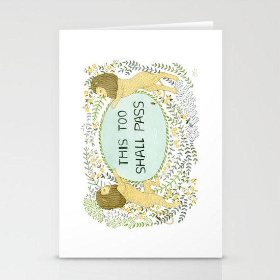 This too shall pass Stationery Cards