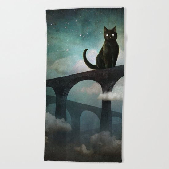 Into the Night Beach Towel