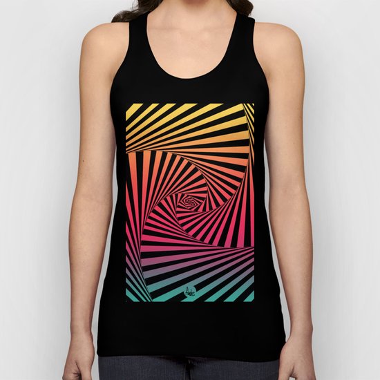 Summer Sunset Twista Unisex Tank Top
