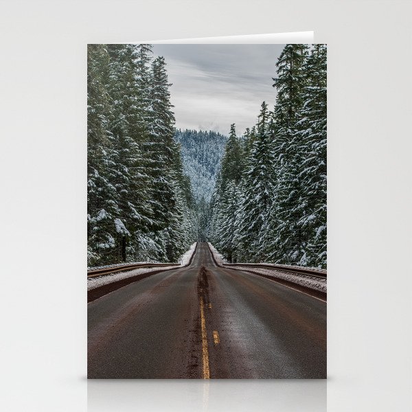 Winter Road Trip - Pacific Northwest Nature Photography Stationery Cards
