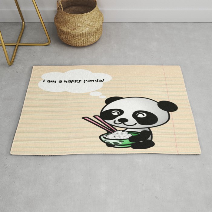 Happy Panda Rug