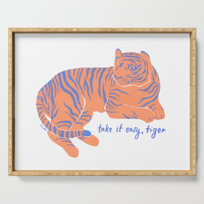 Take It Easy, Tiger Serving Tray