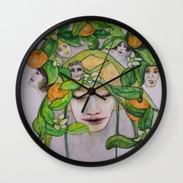 In the Citrus Family Wall Clock