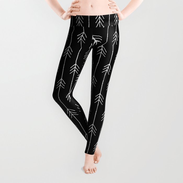 Arrows in Black and White from Peppermint Creek Leggings
