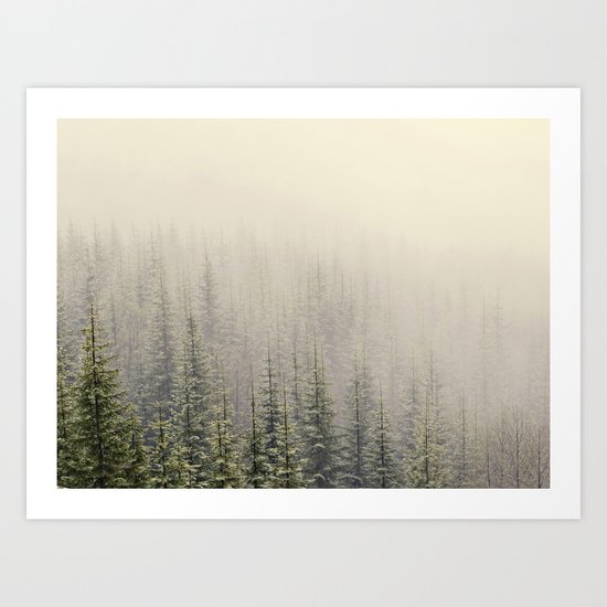 Mountain Haze Art Print