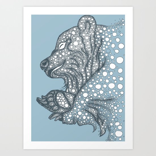 Winter sleep Art Print