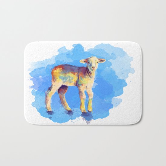 Litte Lamb Bath Mat