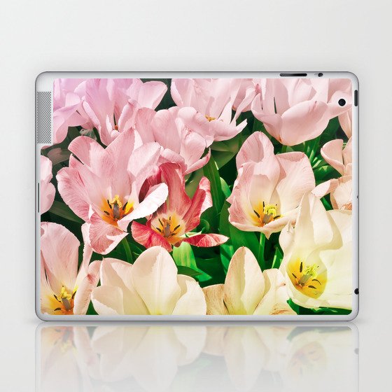 Blooming Tulips Laptop & iPad Skin