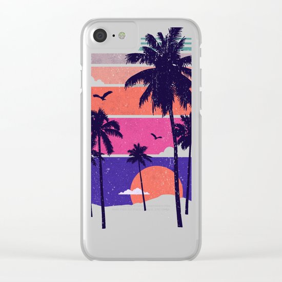 Paradise Clear iPhone Case