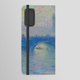 Waterloo Bridge, Fog Effect, 1899-1904 by Claude Monet Android Wallet Case
