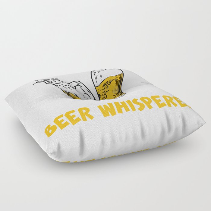 Beer Whisperer Floor Pillow