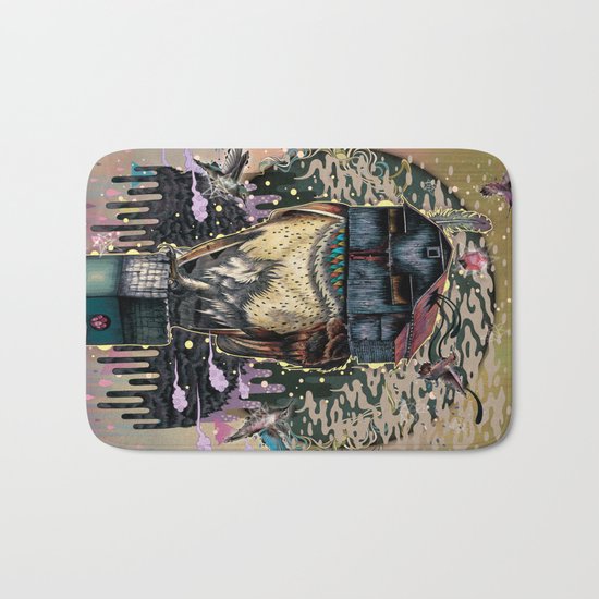 The Barn Owl Fortune Teller Bath Mat