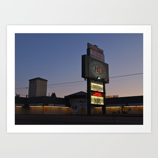 Tacoma's B&I Art Print