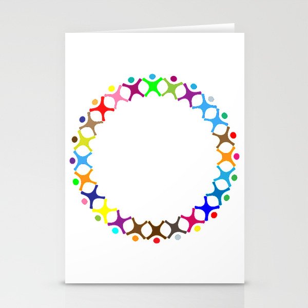 People Circle Stationery Cards