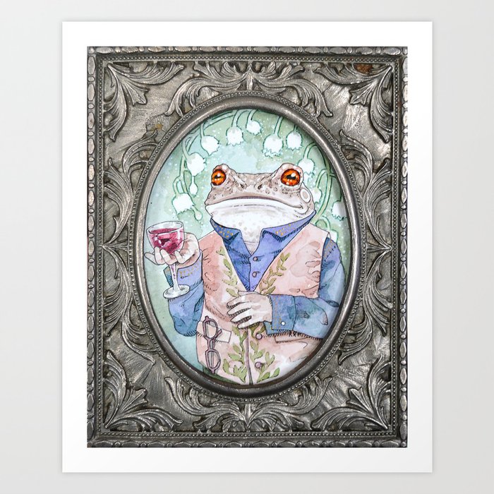 Do Not Separate from Frog Art Print
