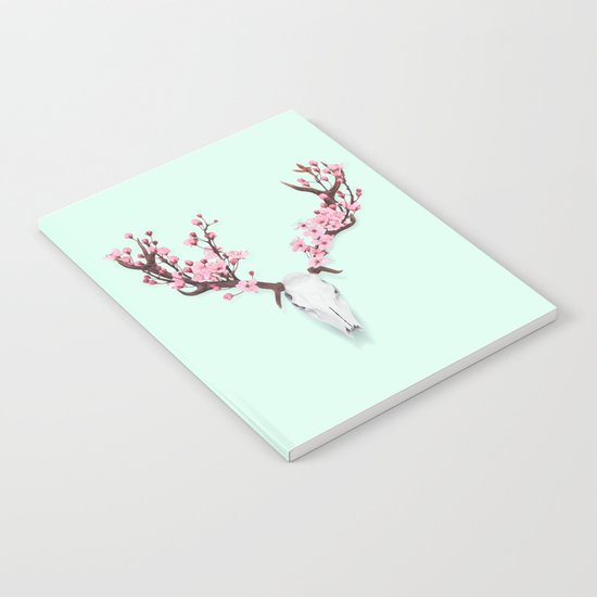 CHERRY BLOSSOM SKULL Notebook