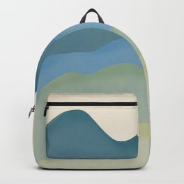 Layers of minimal mountains Backpack