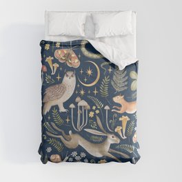 Enchanted Magical Midnight Forest Comforter