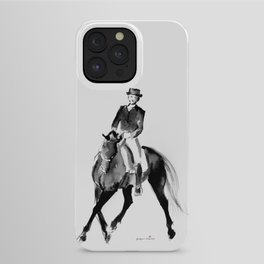 Horse (Dressage / half pass) iPhone Case