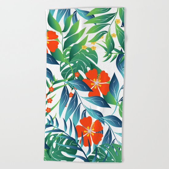 TROPICAL PARADISE 4 Beach Towel