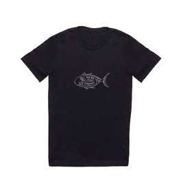 Tuna Butcher Diagram (Seafood Meat Chart) T Shirt