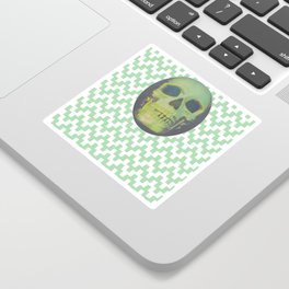 Verveine Skull Sticker