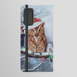 Christmas birds Android Wallet Case