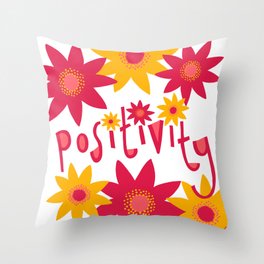 Good Vibes: Positivity Throw Pillow