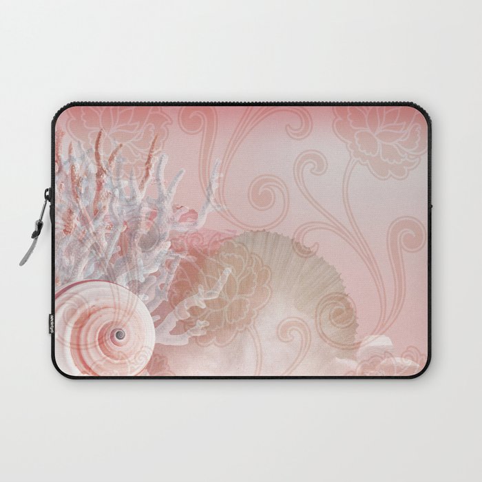 SEASHELL DREAMS | pink Laptop Sleeve