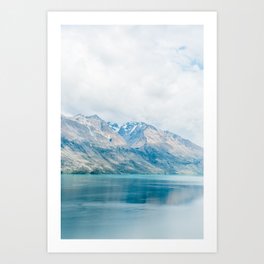 New Zealand blue hues Art Print
