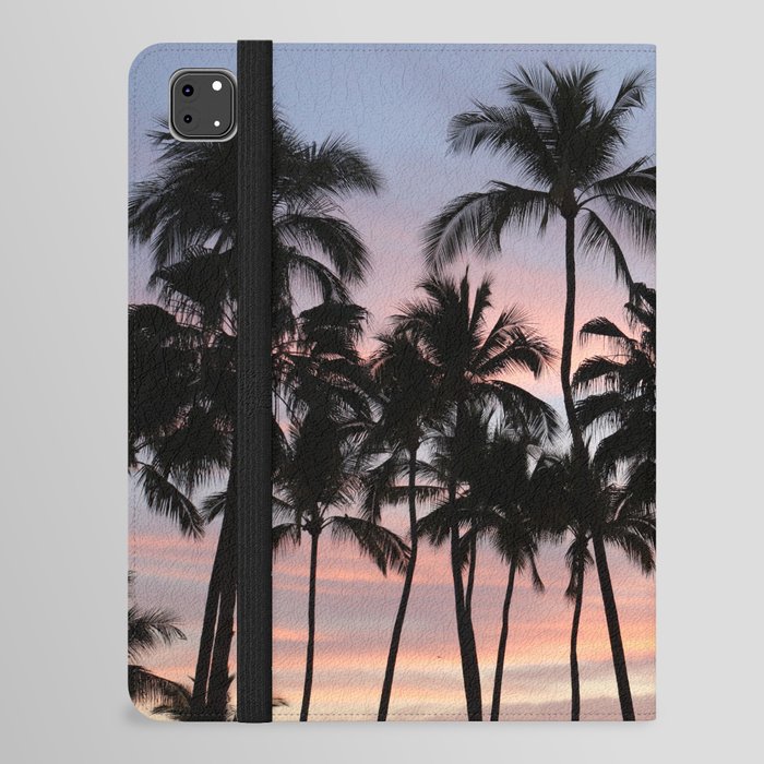 Tropical Palm Trees Sunset in Mexico iPad Folio Case