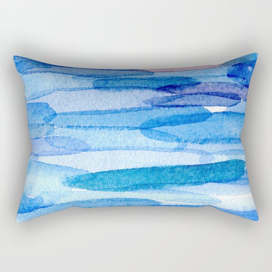 Water shapes Rectangular Pillow