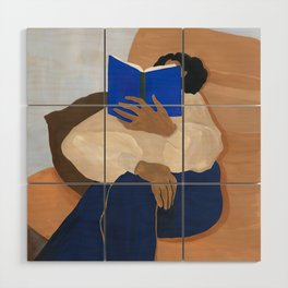 The Togo Reading Book Wood Wall Art