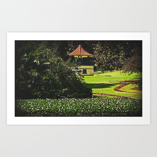Gazebo Art Print