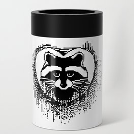 Pixel Little Raccoon Can Cooler