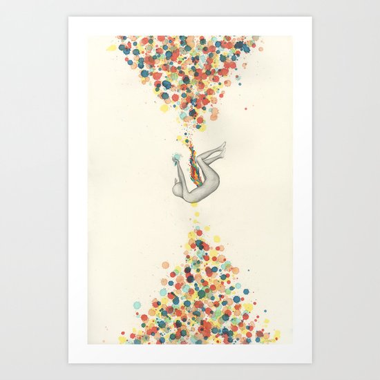 A Perceptible Hesitation Art Print