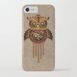 Steampunk Owl Vintage Style iPhone Case