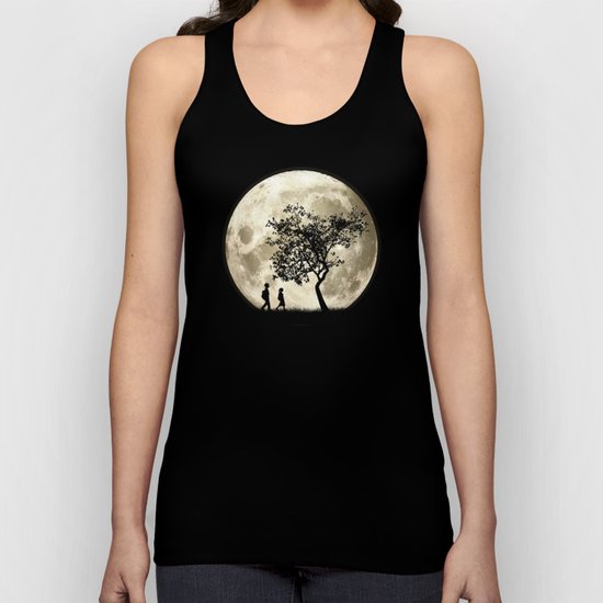 Full Moon Unisex Tank Top
