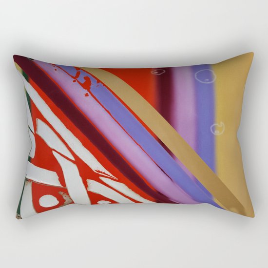 Celtic Knot with Autumn Colors Rectangular Pillow