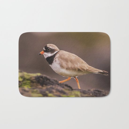 The little Ringed Plover Bath Mat