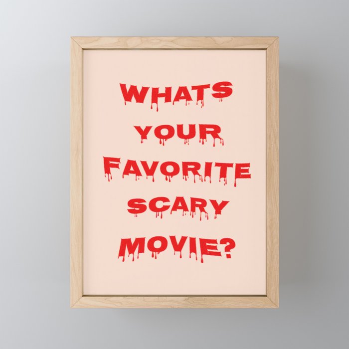 Scream Framed Mini Art Print