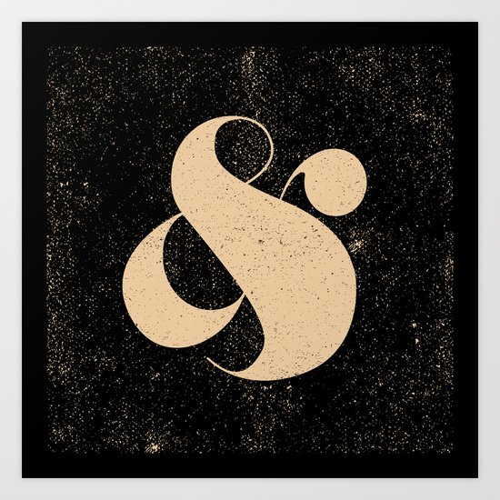 Ampersand Art Print