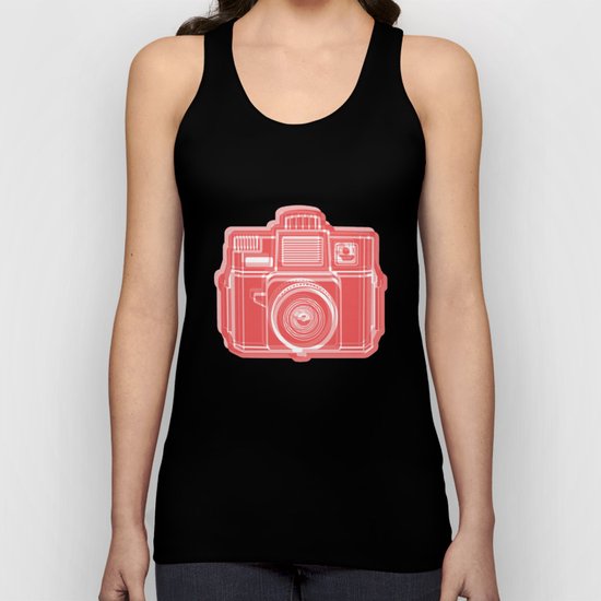 I Still Shoot Film Holga Logo - Red Unisex Tank Top