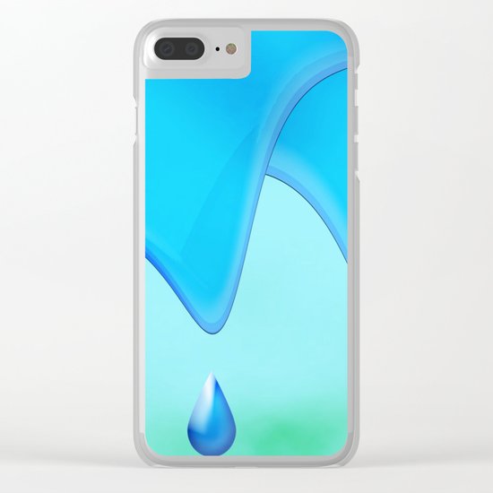 Splish Splash Clear iPhone Case