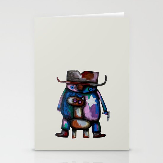 Sheriff Stationery Cards